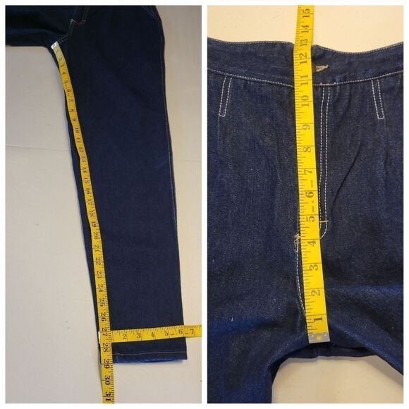 Cherokee of California Vintage Notched Waistband Western Jeans Pleated Front - Picture 11 of 12